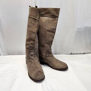 Kors Michael Kors Suede Leather Tall Riding Boots Size 9.5